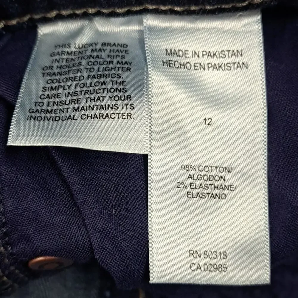 Lucky Brand High Rise Stevie flare Stretch Denim Jean's. 12/31 - Picture 6 of 6